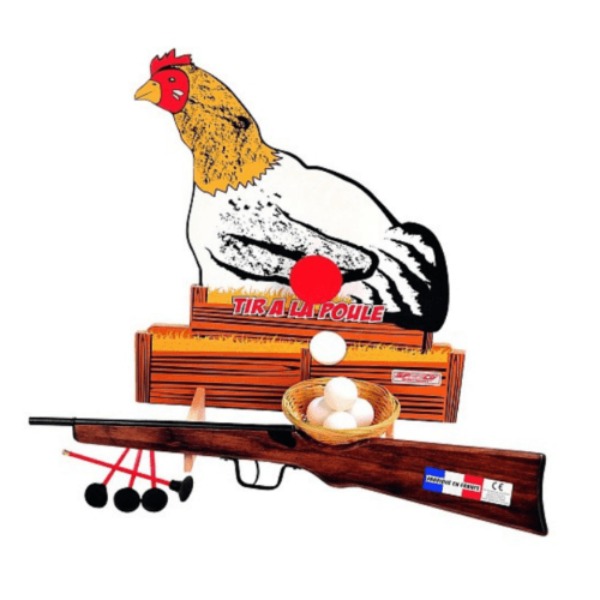 Jeu du tir à la poule en location