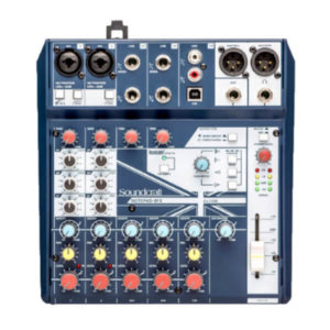 Petite console de mixage 8 entrées de marque Soundcraft