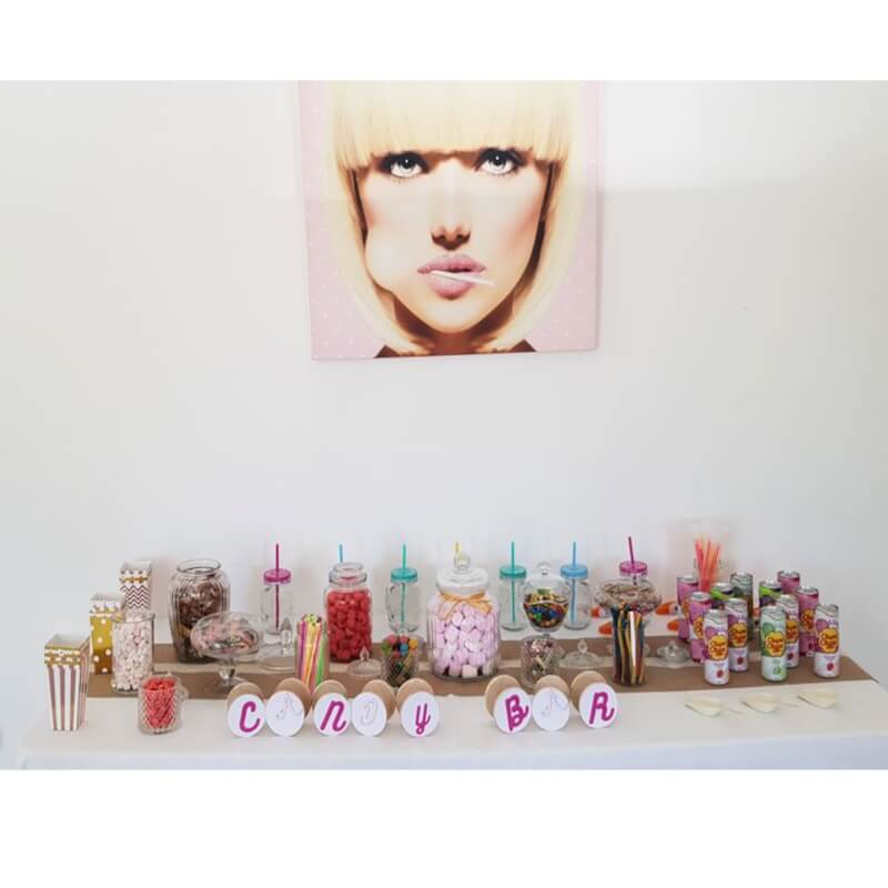 cadre-photo-candy-bar-avec-bonbons