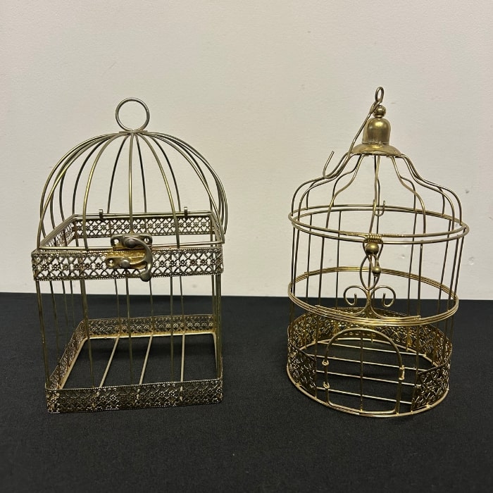 Petites-cages-a-oiseaux-lot-de-2